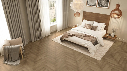 Покрытие клеевое LVT Parquet дуб насыщенный 590*118*2.5мм 43класс Alpine Floor ECO 16-7 купить