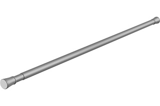 Карниз для ванной FORA серый FOR-ROD-220IGR купить