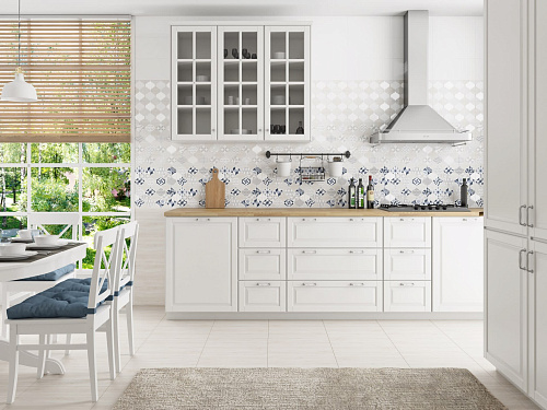 Плитка настенная Мореска 20*40см белая LB-CERAMICS 1041-8137 купить