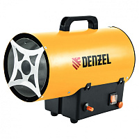 Пушка тепловая газовая Denzel GHG-30 30кВт 900м3/ч пропан-бутан 96479