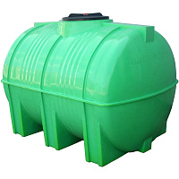 Емкость GOR 2000 green 2-х слойная 2000л горизонтальная 1310*1280*1850мм, STERH 531322