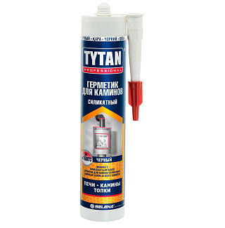 Герметик силикатный TYTAN Professional для каминов черный 74775 (0.28л) купить