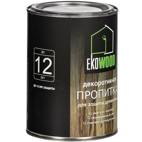Пропитка декоративная для древесины EKOWOOD палисандр (0.75л) купить