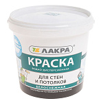 Краска для стен и потолков Лакра Белоснежная матовая 1.3 кг