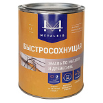 Алкидная эмаль MetalKID Express Черная 0.8 кг Алкидная эмаль MetalKID Express Черная 0.8 кг
