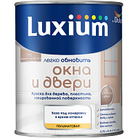 Краска Luxium by Dulux Окна и Двери полуматовая база BС Luxium 50034854