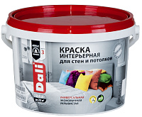 Краска для бетонных стен и потолков Dali акриловая белая (База А) 2.5 л