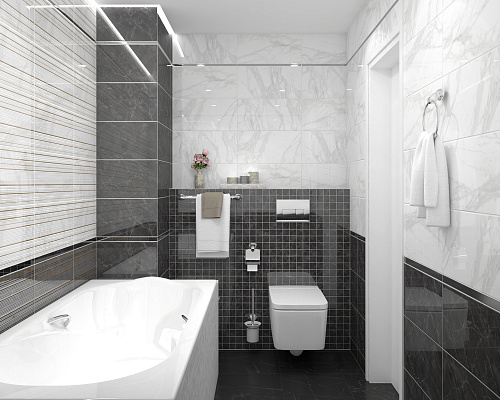 Плитка настенная Olimpus белая 25*50см Laparet 34021 купить