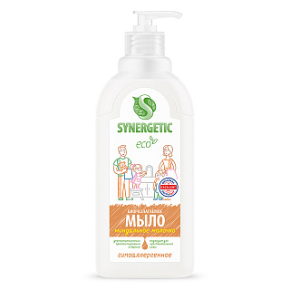 Мыло жидкое для рук биоразлагаемое Миндальное молочко 0.5л SYNERGETIC 105058/6 купить