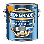 Краска для металла гладкая Topgrade by Hammerite глянцевая RAL7042 Серый TopGrade 50036381 (2л)