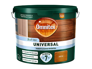 Пропитка-антисептик Omnitex by Pinotex Universal 2в1 Орегон 50035530 (2.5л) купить