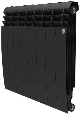 Радиатор биметаллический Royal Thermo BiLiner 500/87 (8 сек.) черный купить