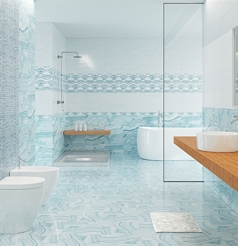 Плитка настенная Калипсо мозаика темный 25*50см Axima Ceramica купить