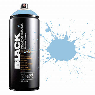 Краска аэрозольная для граффити Montana BLACK NC.FORMULA BLK 5210 Cеро-голубая купить