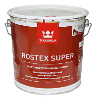 Противокоррозионная грунтовка Tikkurila Rostex Super Красно-коричневая 3 л