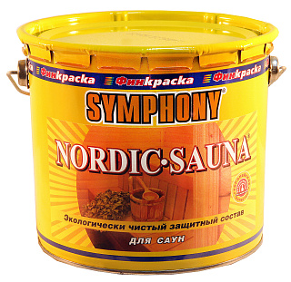 Состав защитный для саун Symphony NORDIC Sauna база EP бесцветный (2.7л) купить