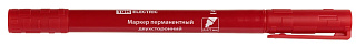 Маркер перманентный двухсторонний SQ0594-0113 0,4/1мм красный купить