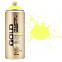 Краска аэрозольная для граффити Montana GOLD NC-FCRYLIC F 1000 Флуоресцентная Желтая