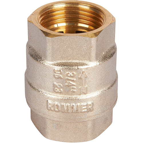 Клапан обратный 3/4 пружинный муфтовый с металлическим седлом Rommer RVC-0001-000020 купить