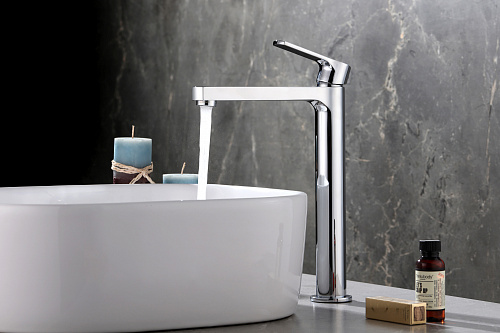 Смеситель для умывальника Lemark Plus Grace LM1509C с высоким изливом, хром купить