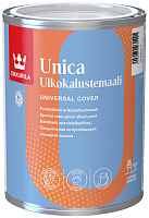 Алкидная краска Tikkurila Unica Бесцветная полуглянцевая (База С) 0.9 л