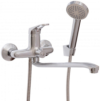 Смеситель для ванной Lucky Tap 812 BBI-3021-35S-32 однорычажный серебристый купить
