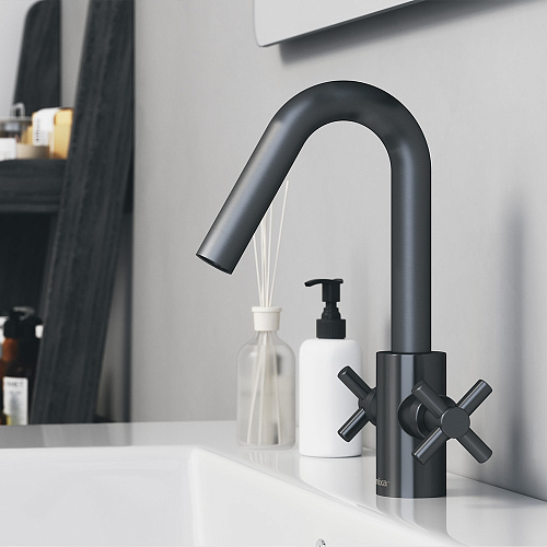 Смеситель DAMIXA Neo Classic Graphite для раковины 270210000 купить