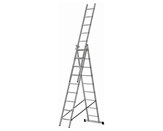 Лестница 3-секции усиленная 9 ступеней STAIRS ALP309 купить