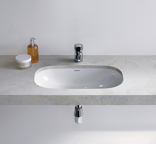 Раковина D-CODE встраиваемая снизу белая, DURAVIT 0338490000 купить