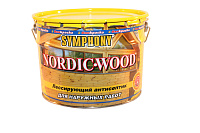 Лессирующий антисептик NORDIC-WOOD база EC бесцветный (9л)
