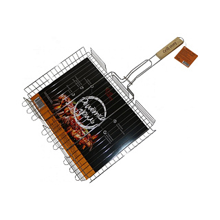 Решетка гриль глубокая средняя Grill Story Мебельторг 400*300*70мм пищевая сталь купить