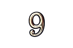Цифра самокл. мал. золото "9" (упак.) Цифра самокл. мал. золото "9" (упак.)