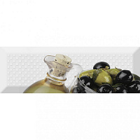 Вставка Olives 03 Fluor 10*30 см, Absolut Keramika