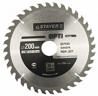 Диск пильный 200*30*36T по дереву Opti-Line