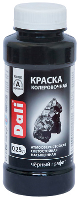 Колер акриловый Dali черный графит 0.25 л купить