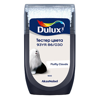 Тестер колеровки Dulux матовый 93YR 86/030 Fluffy Clouds  купить