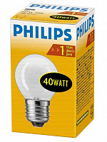 Лампа накаливания шарообразная Philips P45 40W E27 
