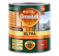 Лазурь влагостойкая Omnitex by Pinotex Ultra Pinotex 50035904 Рябина (2.5л)