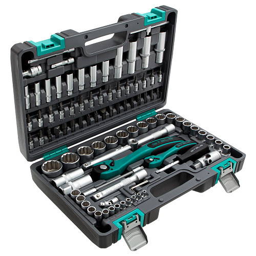 Набор инструментов STELS CrV 94предм 1/2", 1/4" CrV кейс 14118 купить