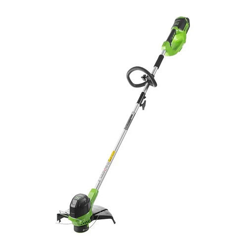 Триммер аккумуляторный G40LTK4  1аккумулятор зарядное устройство Greenworks 2101507UB купить