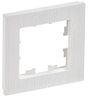 Рамка 1-местная BRITE РУ-1-Бр BR-M12-51-K01 IEK 9872575 белый рифленый