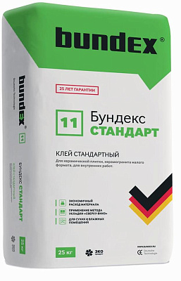 Плиточный клей Бундекс Стандарт №11 купить