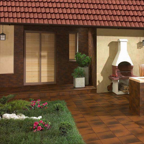 Клинкер капинос угловой SEMIR brown STOPNICA NAROZNA 33*33 см, PARADYZ купить