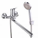 Смеситель для ванной BBI-3021-35L-31 с длинным изливом хром, Lucky Tap Смеситель для ванной BBI-3021-35L-31 с длинным изливом хром, Lucky Tap