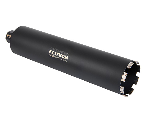 Коронка алмазная для дрели алмазного сверления ELITECH HD ф102*450 1 1/4"внутр, с охл. (1110.011900) купить
