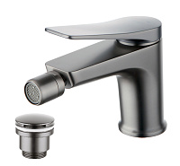 Смеситель для биде Lemark Bronx LM3708GM грфит