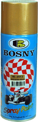 Краска аэрозольная металлик золото герцога 2513 Bosny  купить