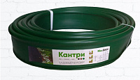 Бордюр пластиковый Кантри 10000*20*110мм зелёный 82401-З