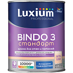 Краска Luxium PROF для стен и потолков Bindo 3 глубокоматовая база BC Luxium 50034508 Краска Luxium PROF для стен и потолков Bindo 3 глубокоматовая база BC Luxium 50034508
