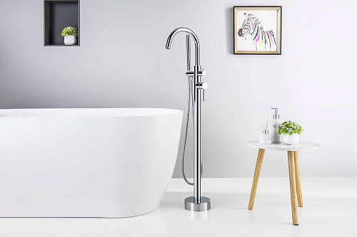 Смеситель для ванны напольный ЕВРОПА Aquatek AQ1345CR хром купить